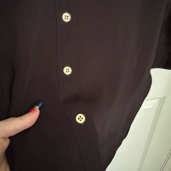 Chico's Black Button-Up Blouse - Picture 7 of 11